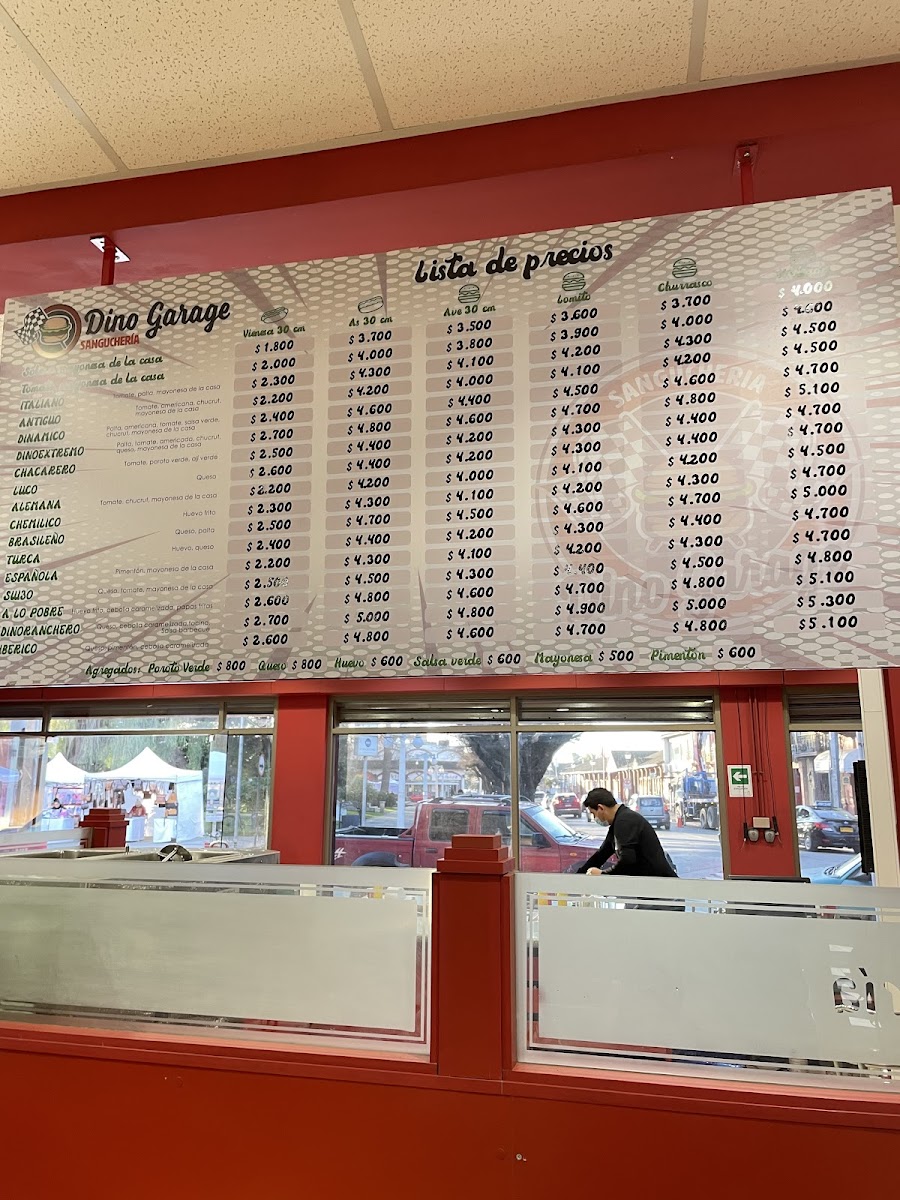 Menu Dino Garage-1
