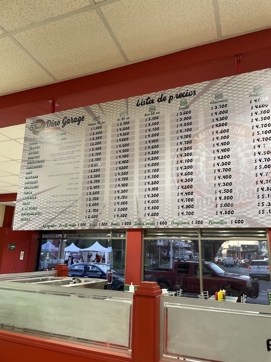Menu Dino Garage-4