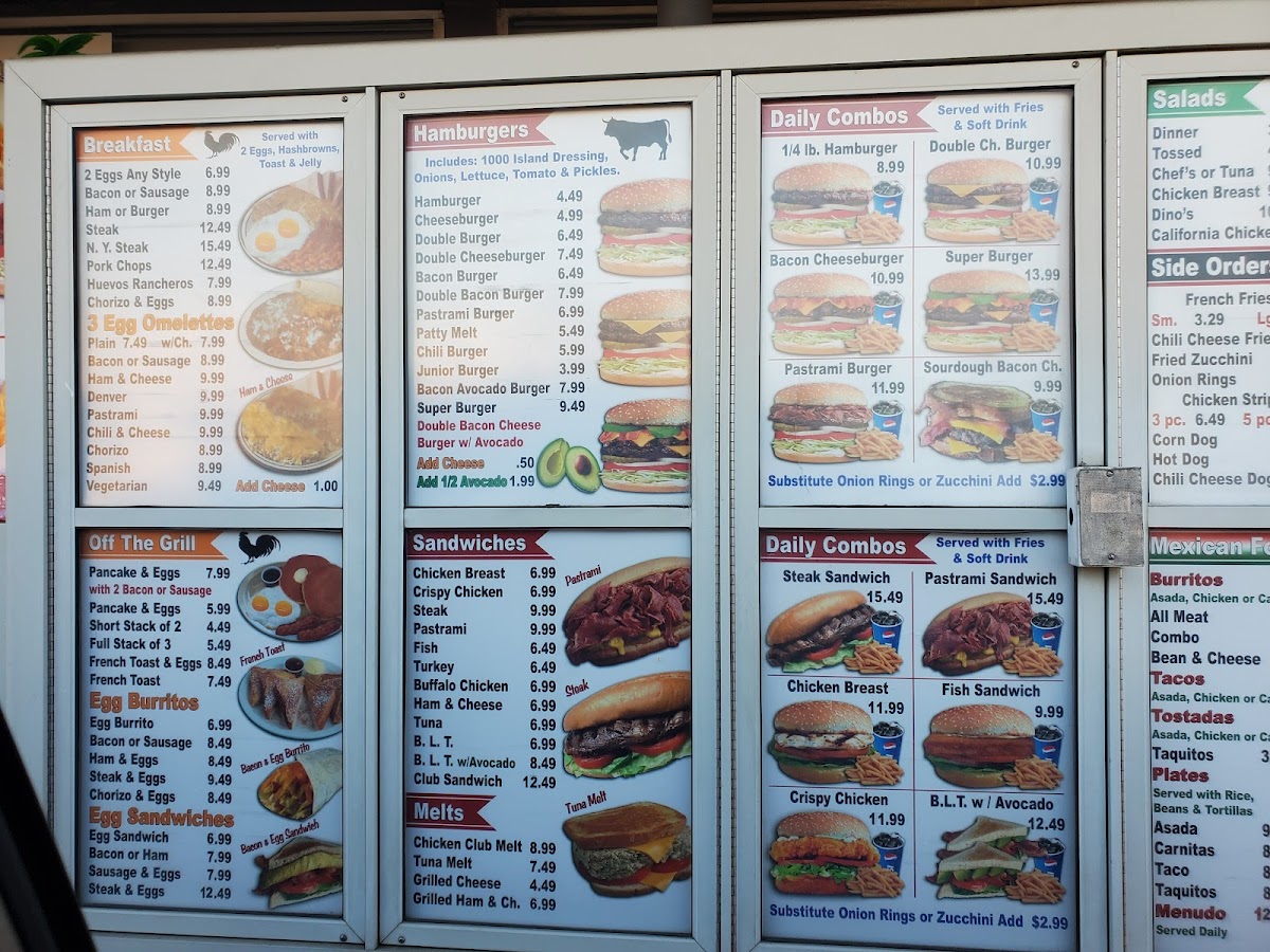 Menu Dino's Burgers-5