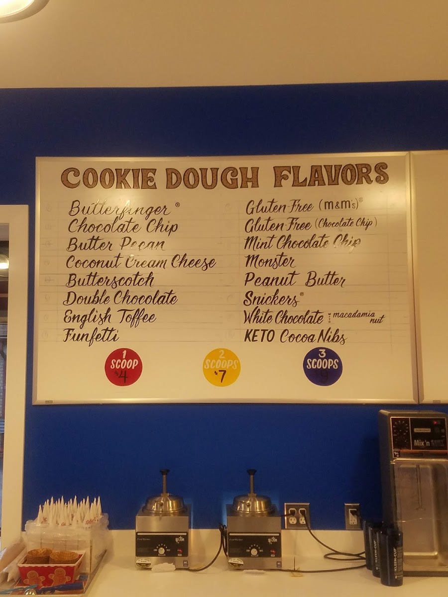 Menu Dino’S Cookie Dough Bar-1