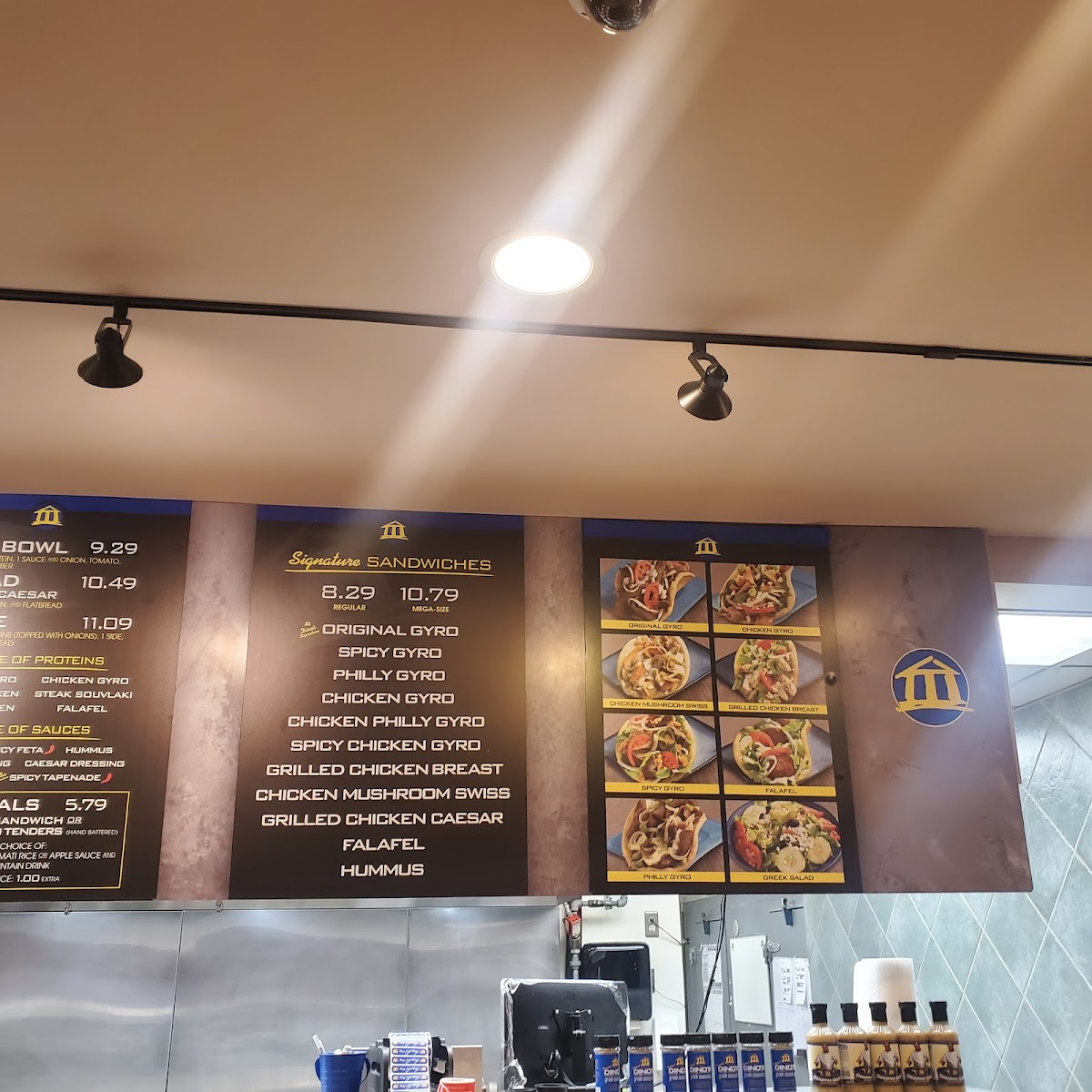 Menu Dino's Gyros-2
