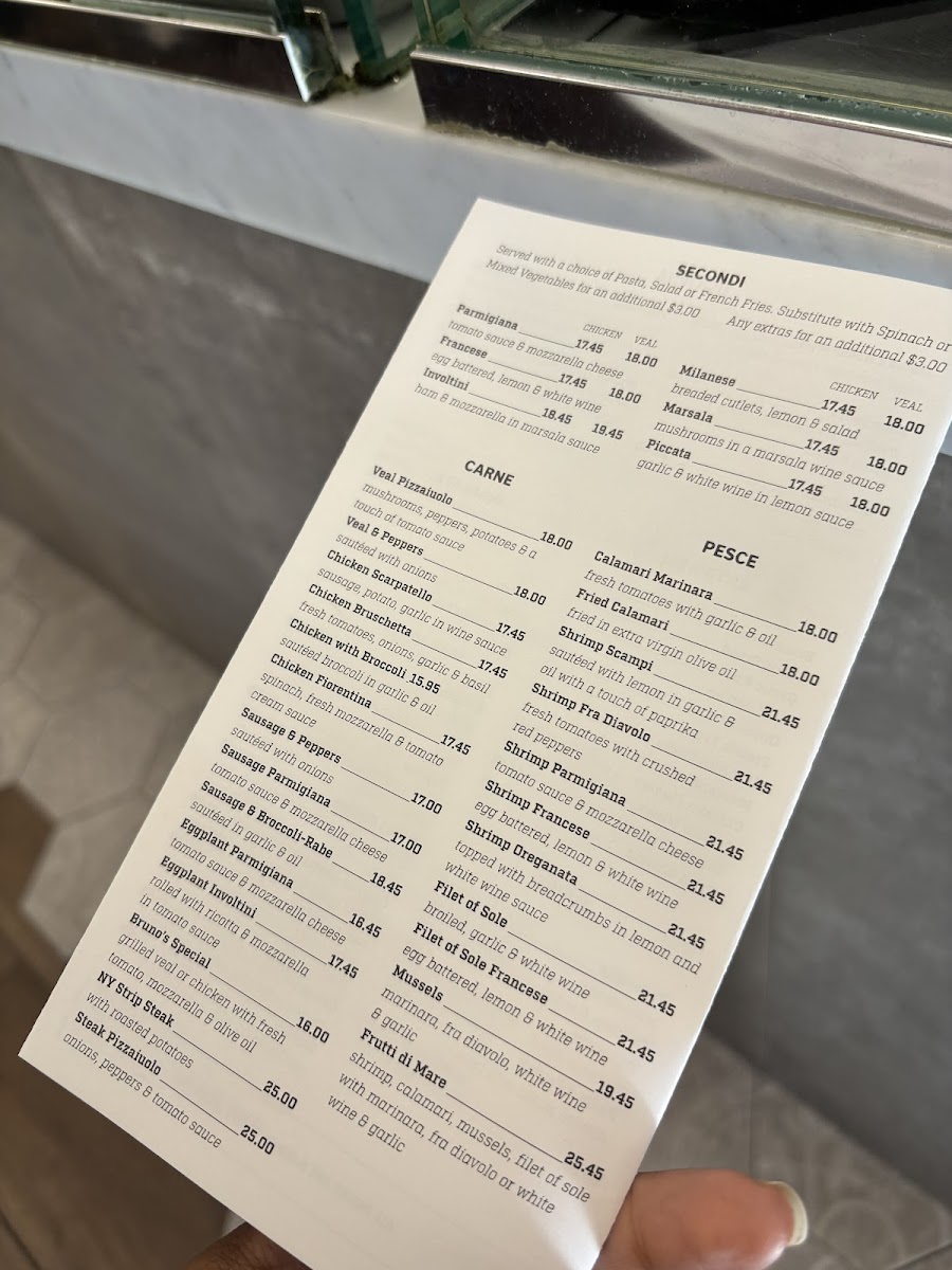 Menu Dino's Pizzeria-1
