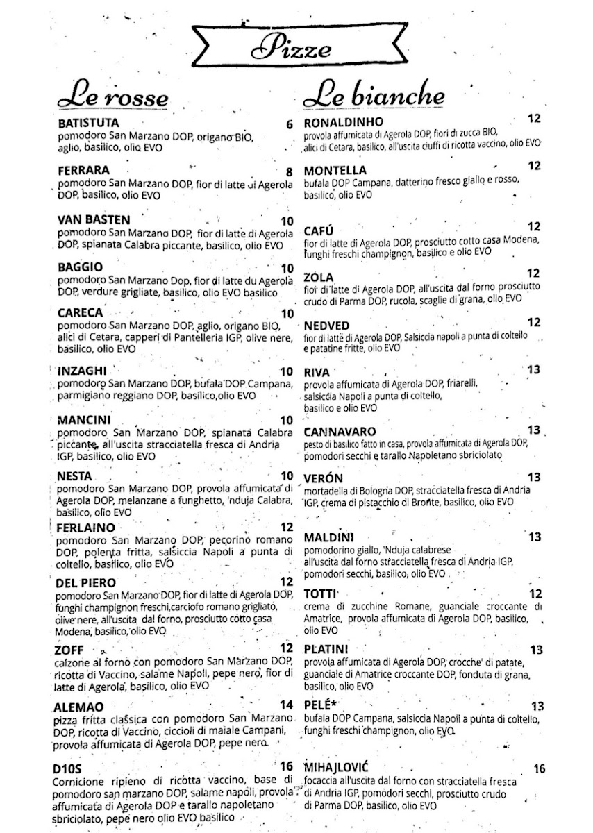 Menu Dios La Vera Pizza Napoletana A Roma-2