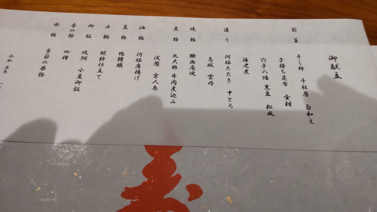 Menu 京料理 たん熊 北店 Directed By M.kurisu-8