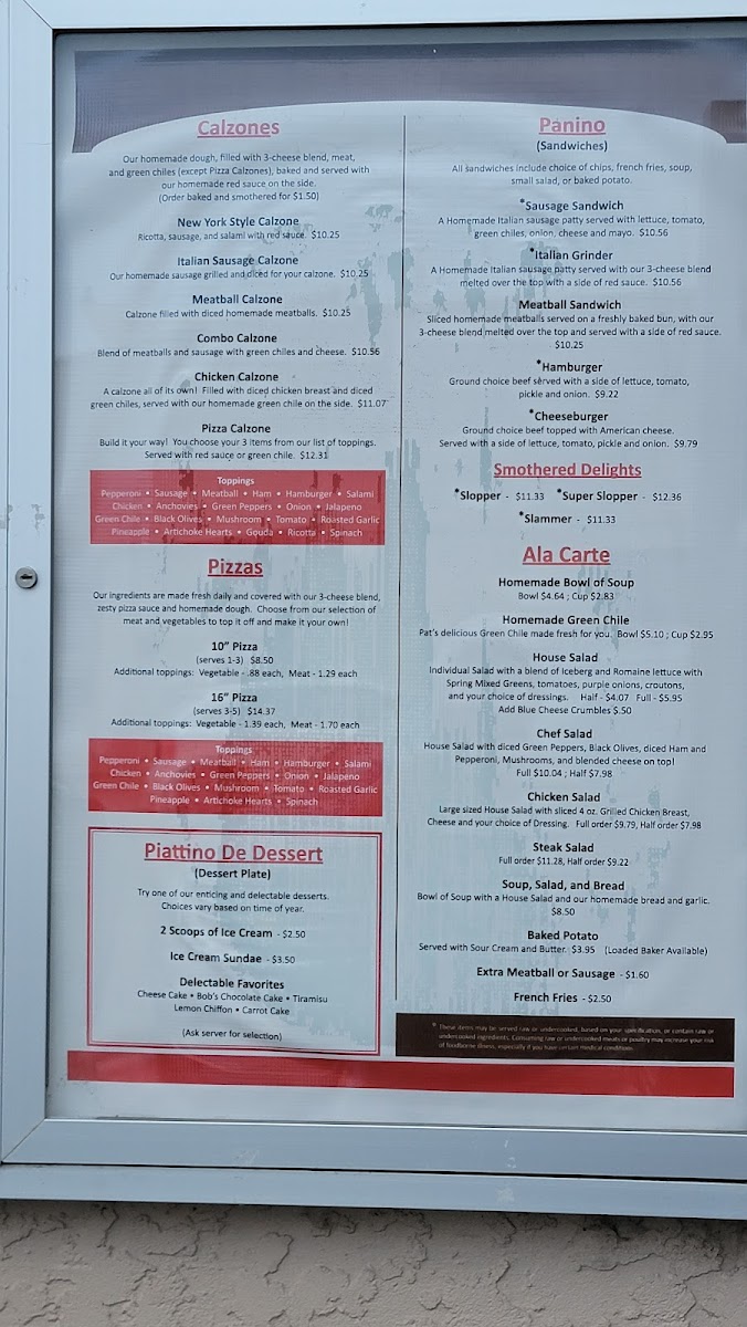 Menu Dirito’S Italian Restaurant-3