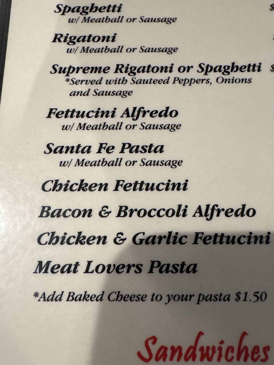 Menu Dirito’S Italian Restaurant-8