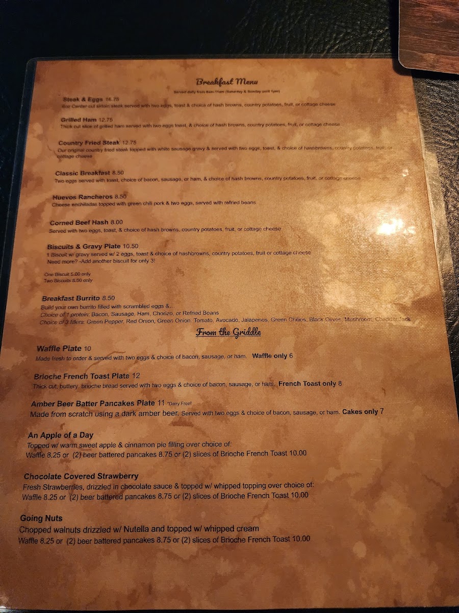 Menu Dirtwater Springs-10