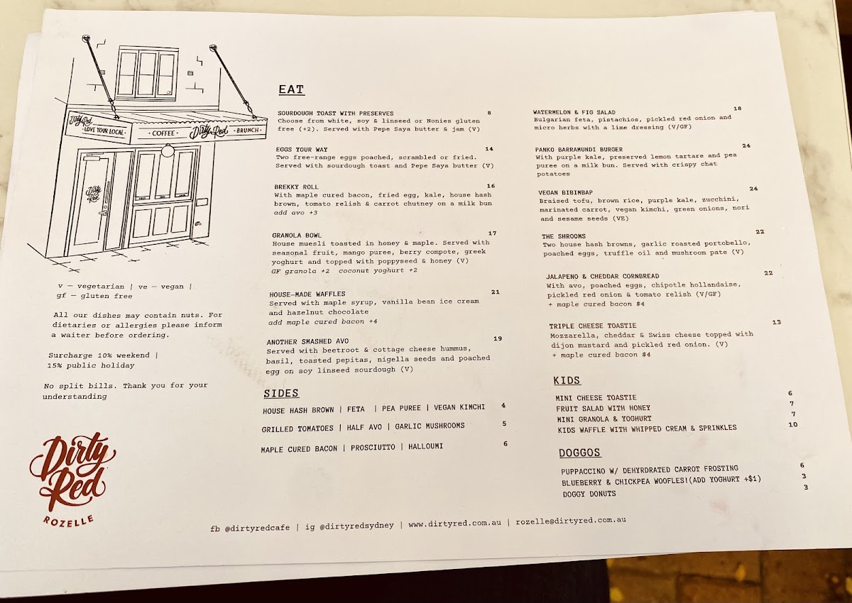 Menu Dirty Red Rozelle-1