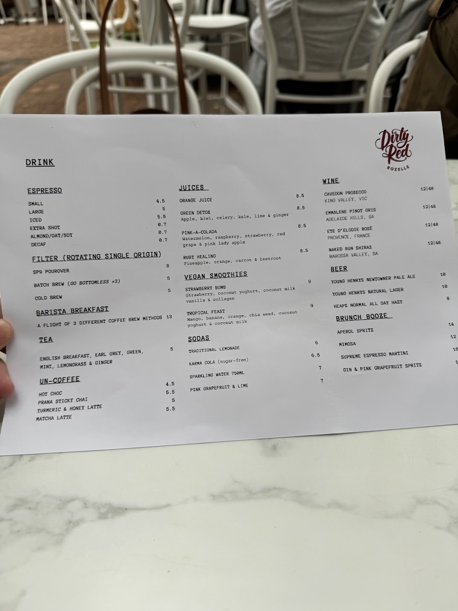 Menu Dirty Red Rozelle-10