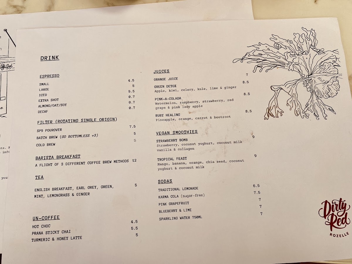 Menu Dirty Red Rozelle-4