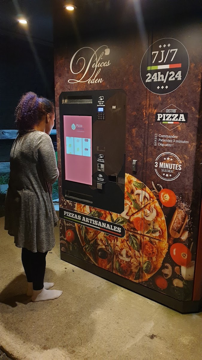 Distributeur De Pizzas Délices D'eden 24H/24