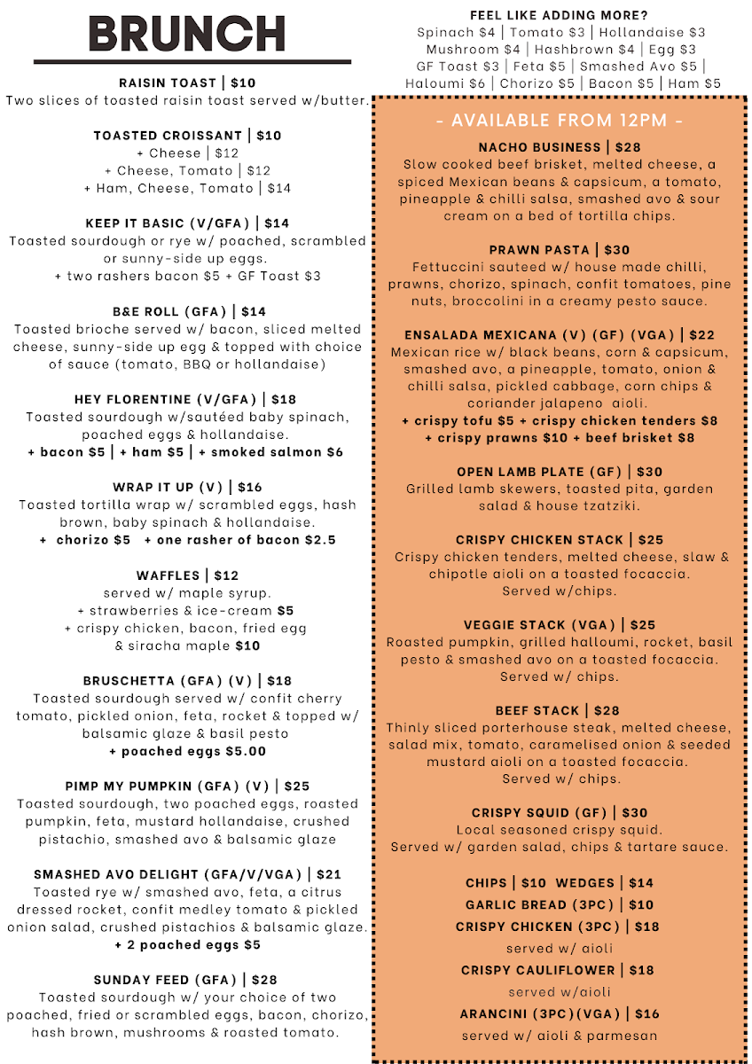 Menu District B 5165-1