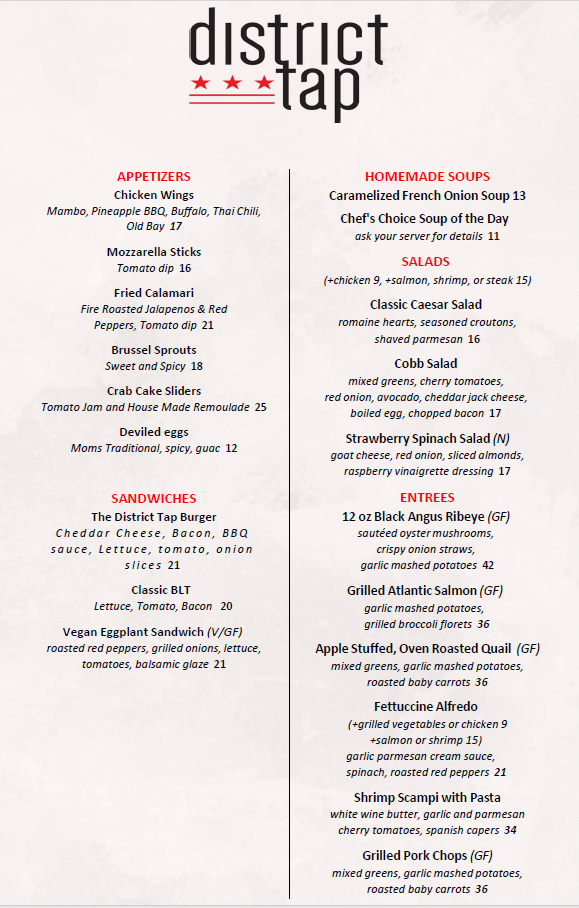 Menu District Tap-2
