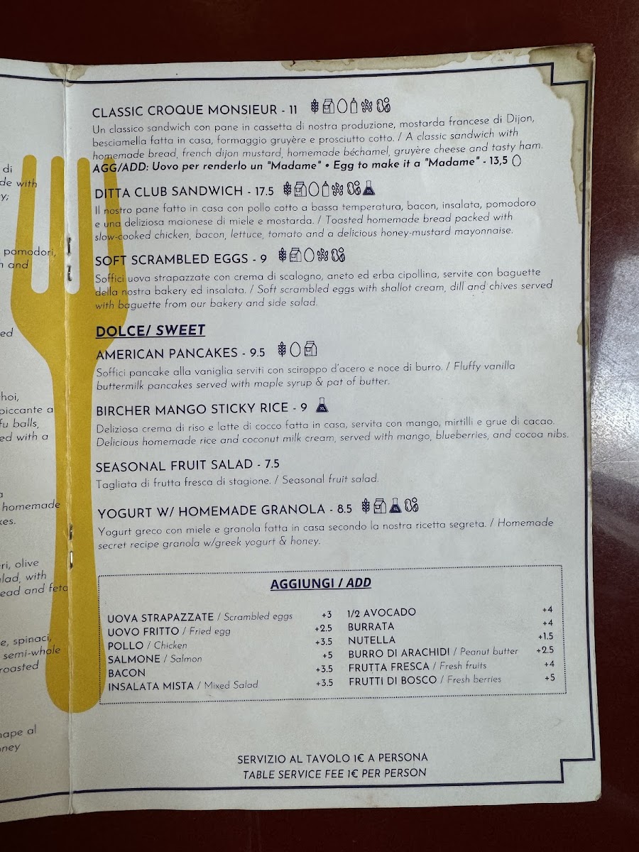 Menu Ditta Artigianale Via Dello Sprone Specialty Coffee-9