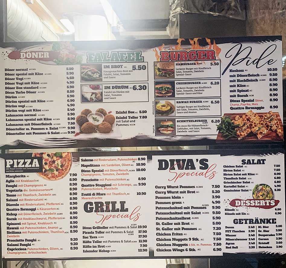 Menu Diva‘S Grill-2