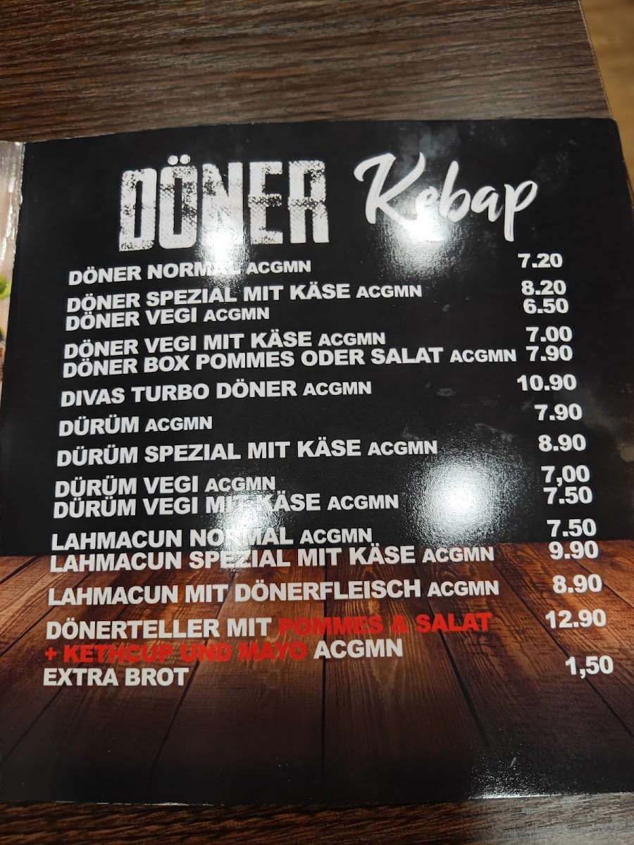 Menu Diva‘S Grill-5