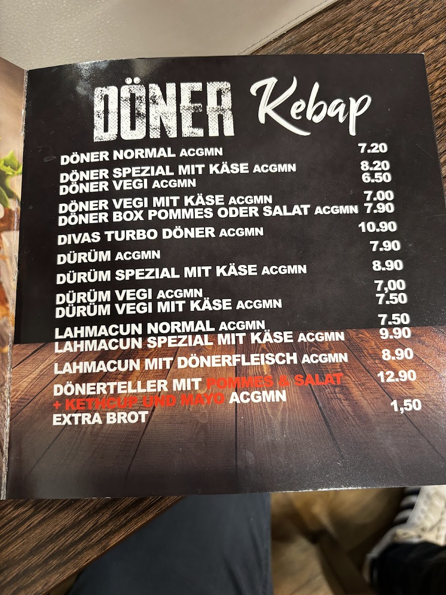 Menu Diva‘S Grill-7