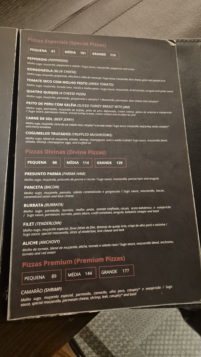 Menu Divina Pizza Lagoa Santa - Mg-5