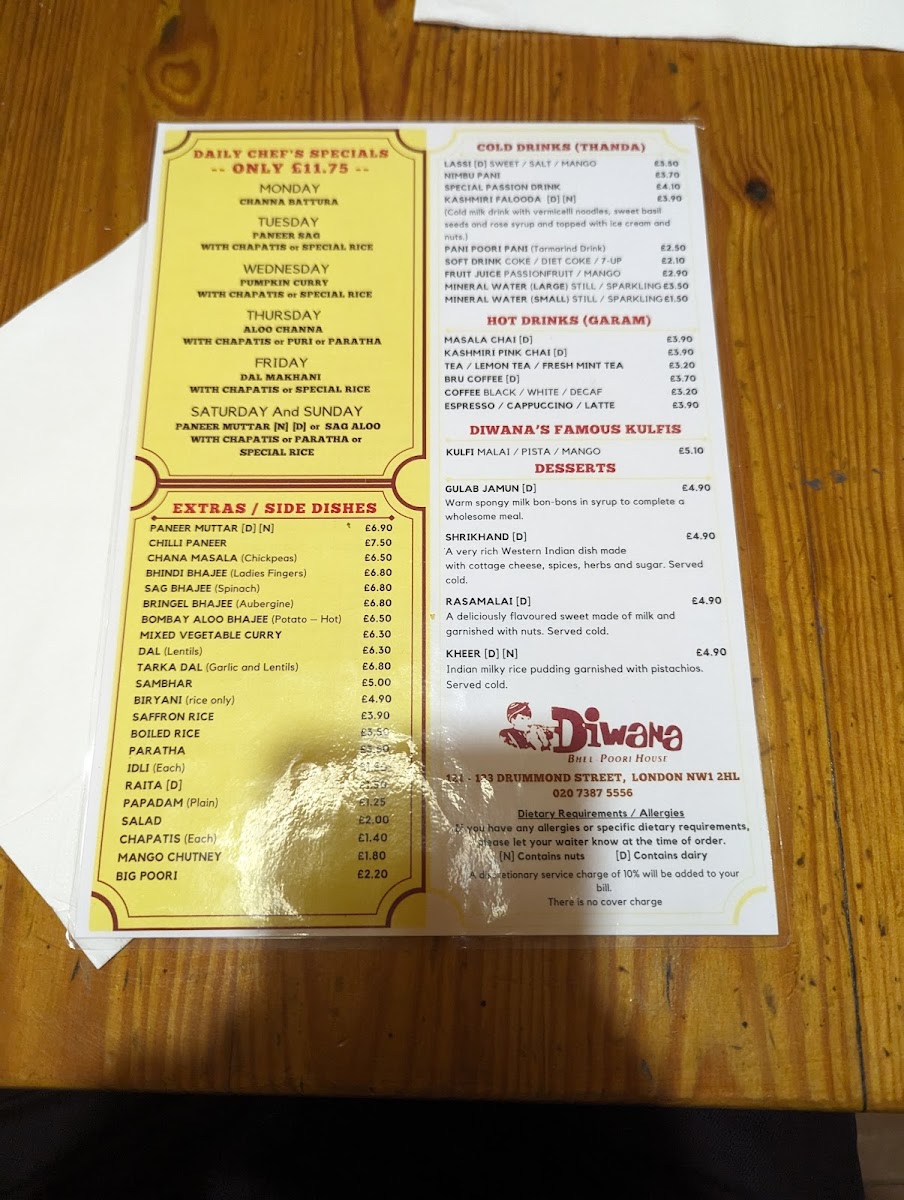 Menu Diwana Bhel Poori House-9