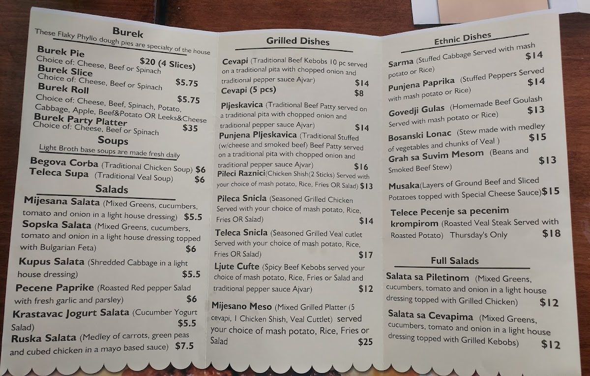Menu Djerdan Burek Astoria-10