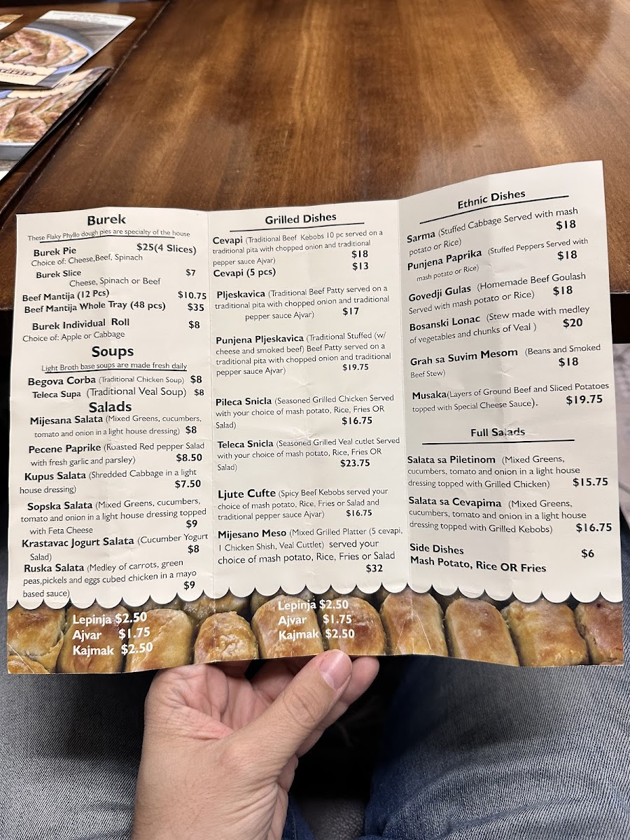 Menu Djerdan Burek Astoria-2
