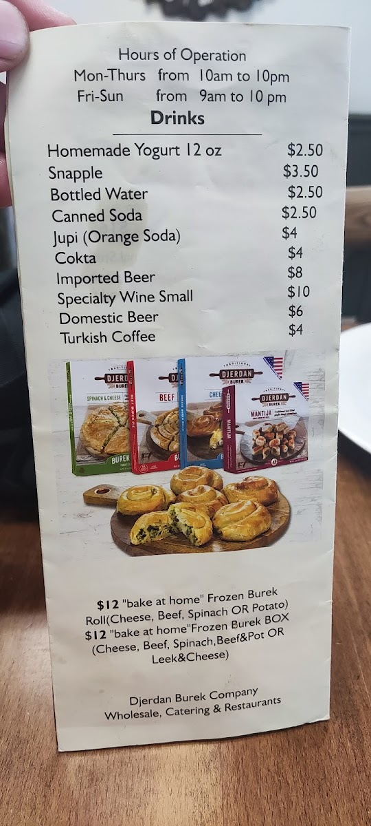 Menu Djerdan Burek Astoria-5