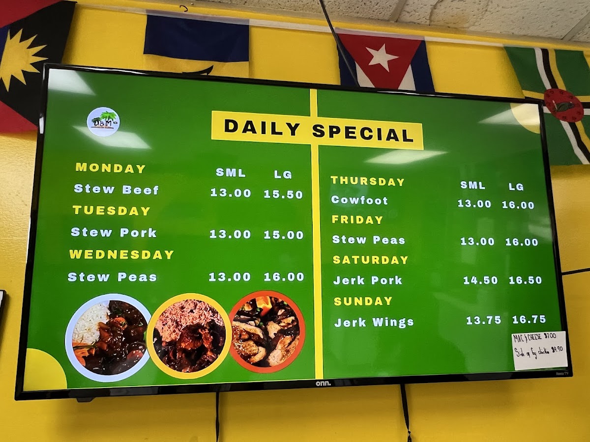 Menu D&m Jamaican Cuisine-3