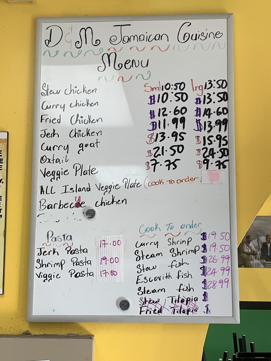 Menu D&m Jamaican Cuisine-4