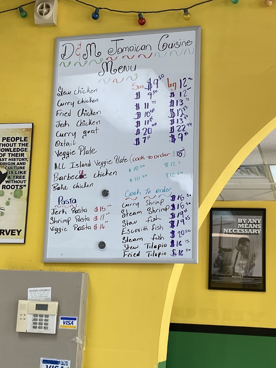 Menu D&m Jamaican Cuisine-8