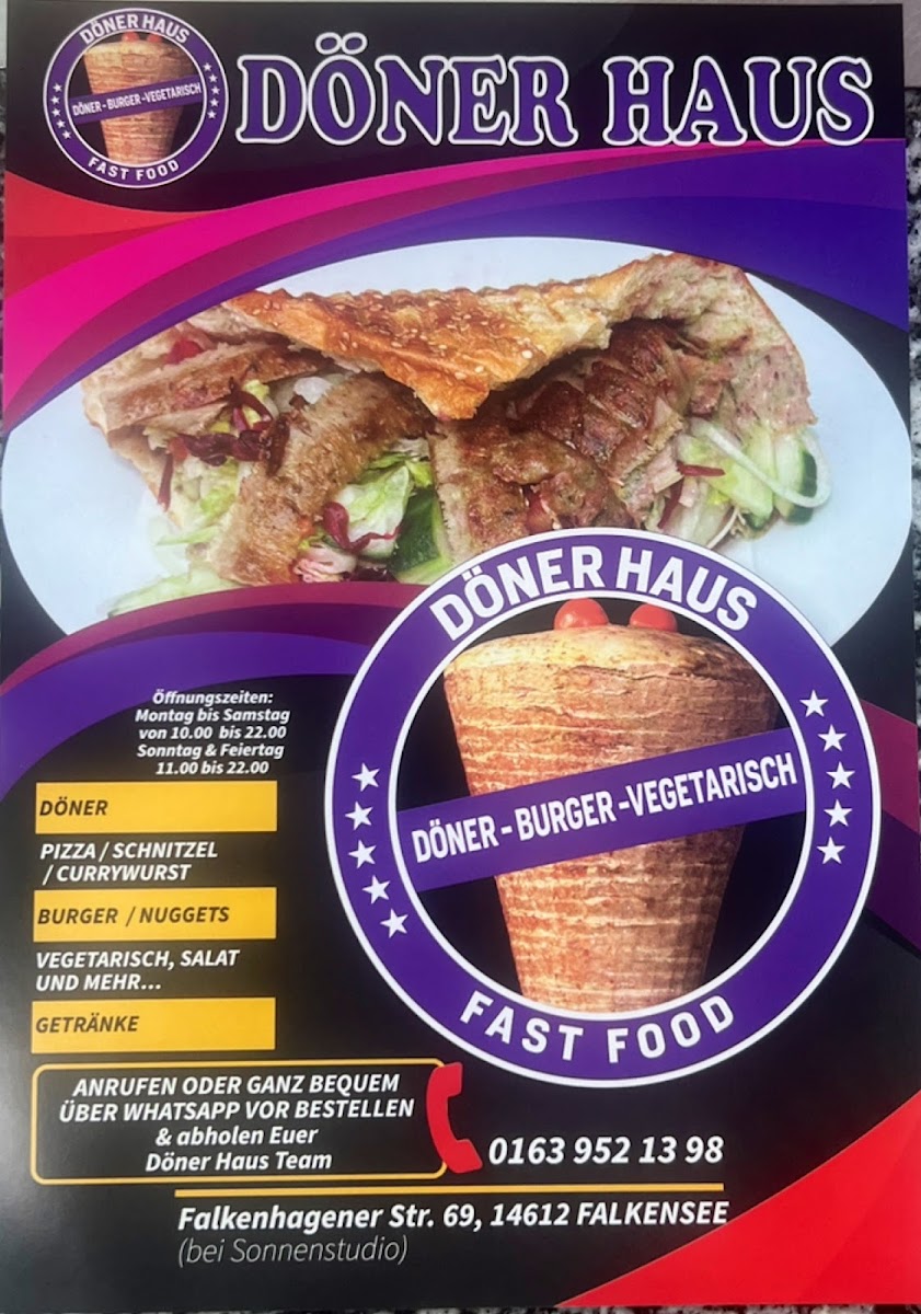 Menu Döner Haus Falkensee-1