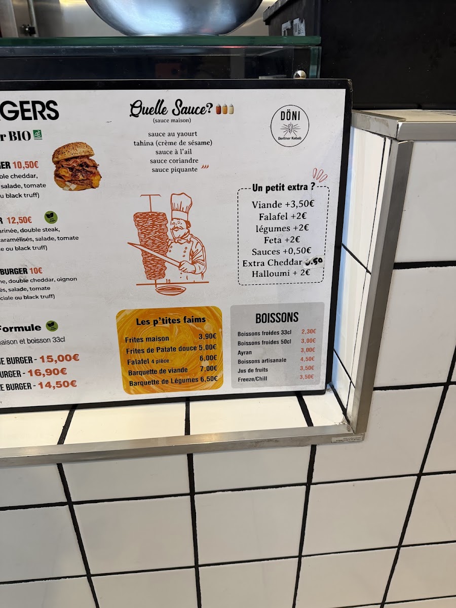 Menu Döni Berliner Paris 18-2