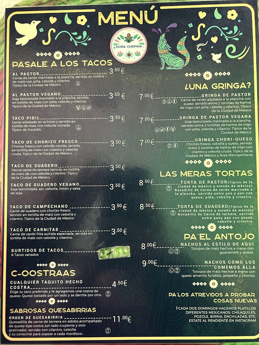 Menu Doña Chepina-3