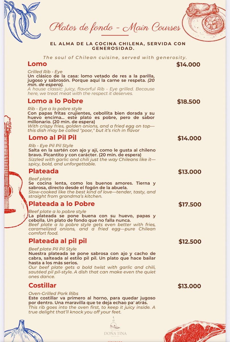 Menu Doña Tina-1
