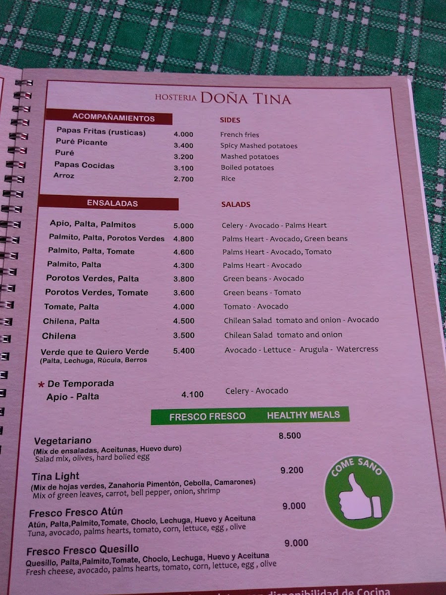 Menu Doña Tina-8