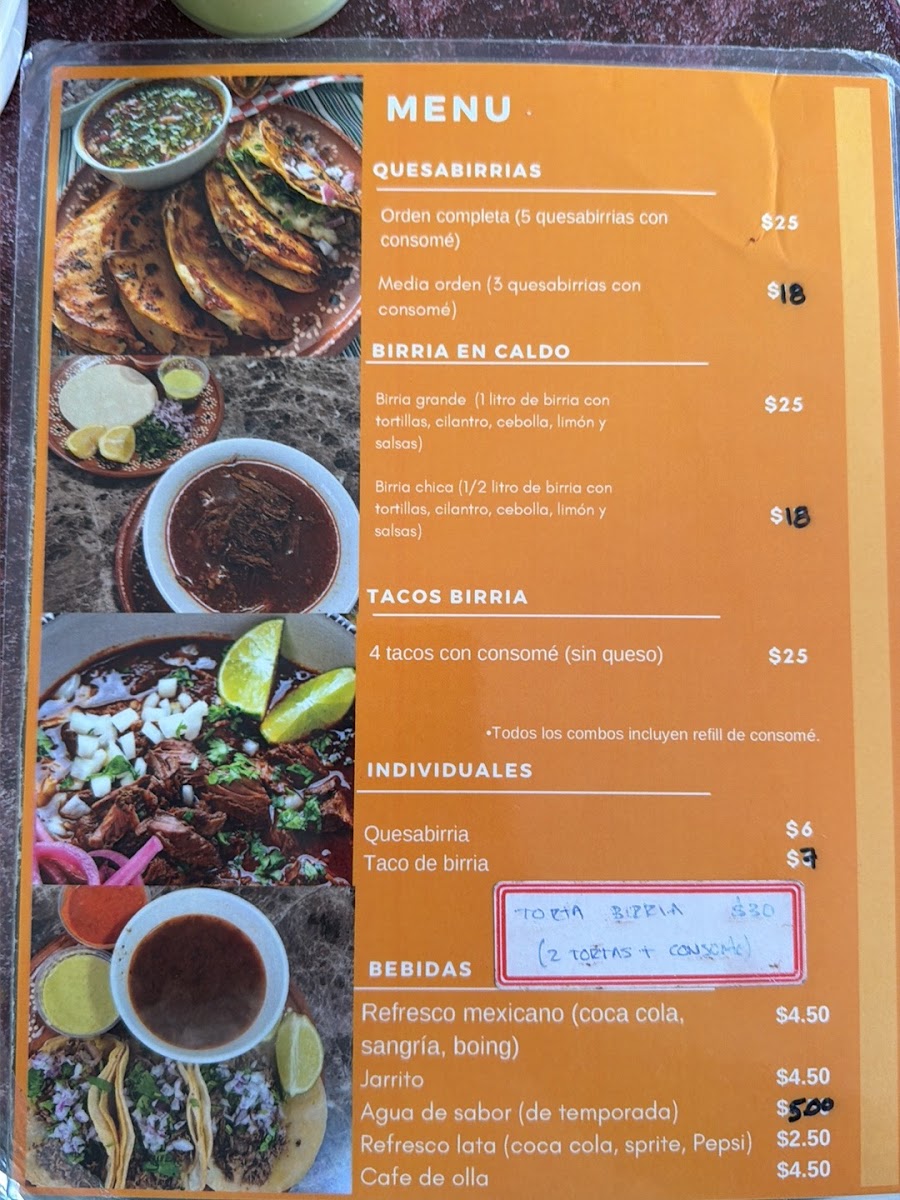 Menu Doña Vicky Mexican Food Newwest-1