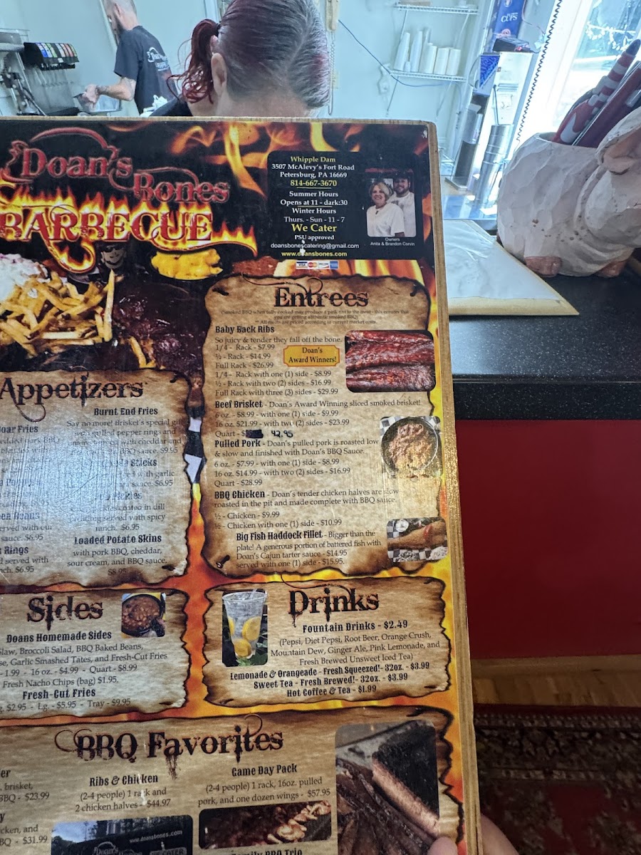 Menu Doan's Bones Barbecue & Catering-2