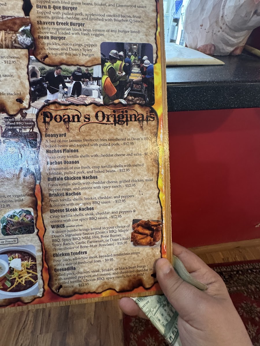 Menu Doan's Bones Barbecue & Catering-3