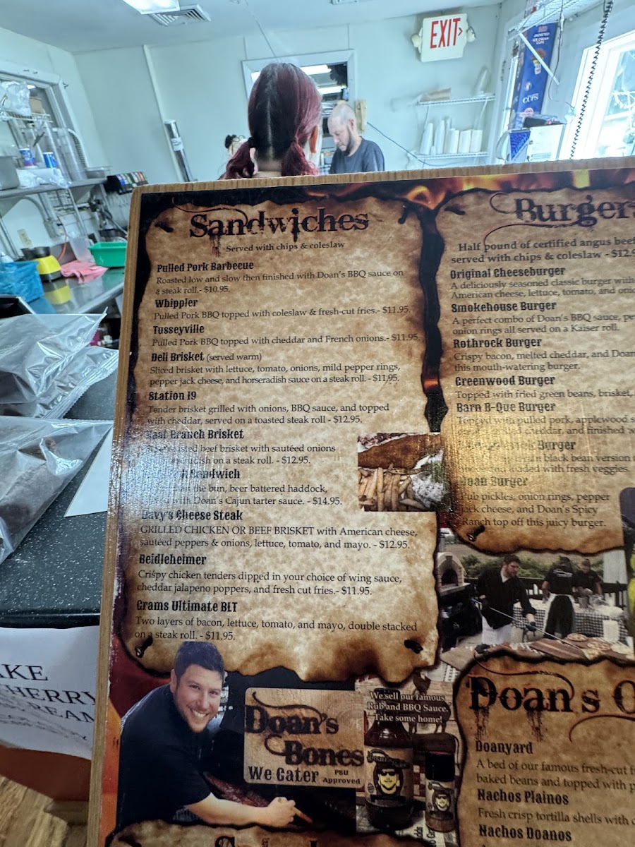 Menu Doan's Bones Barbecue & Catering-5