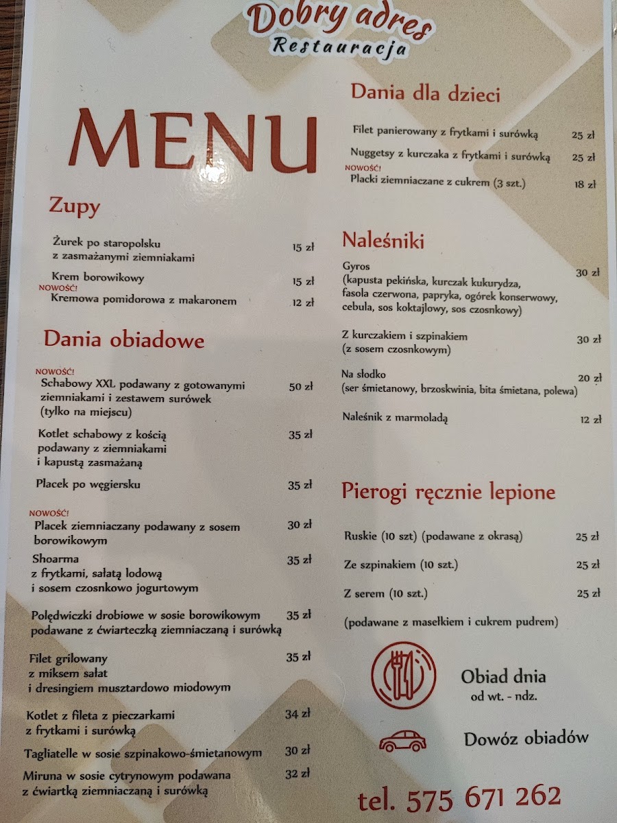 Menu Dobry Adres Restauracja-6