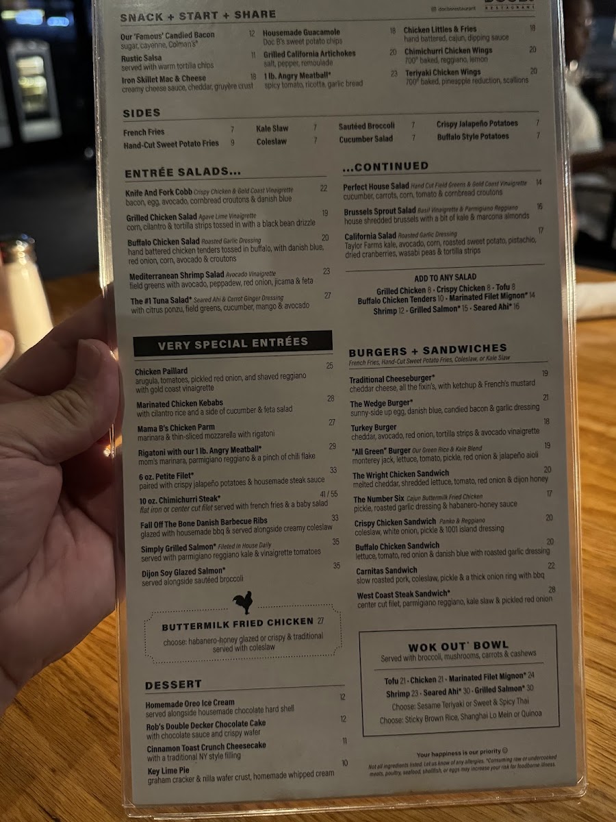 Menu Doc B's Restaurant-3