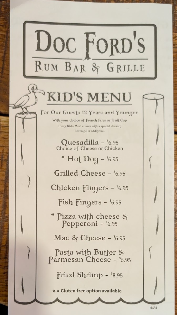 Menu Doc Ford's Rum Bar & Grille-4