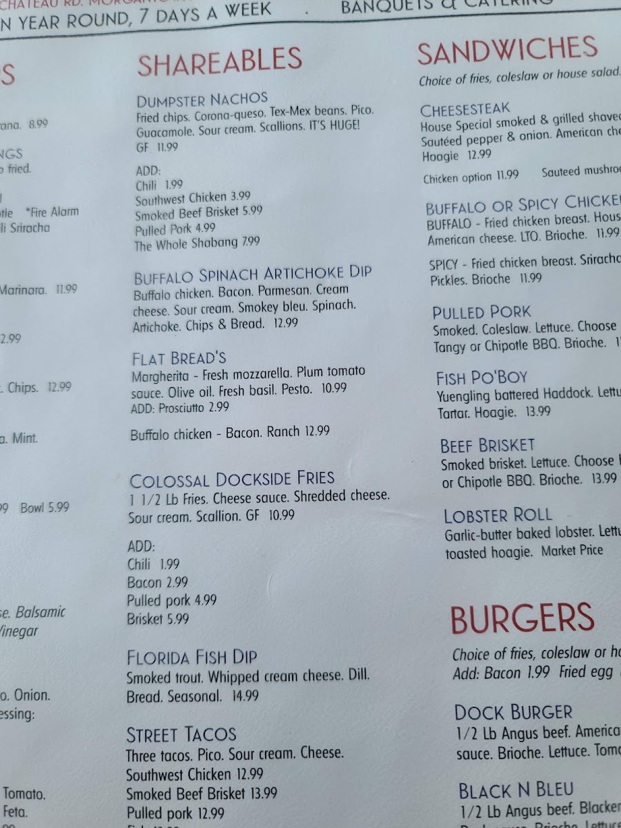 Menu Dockside Grille-4