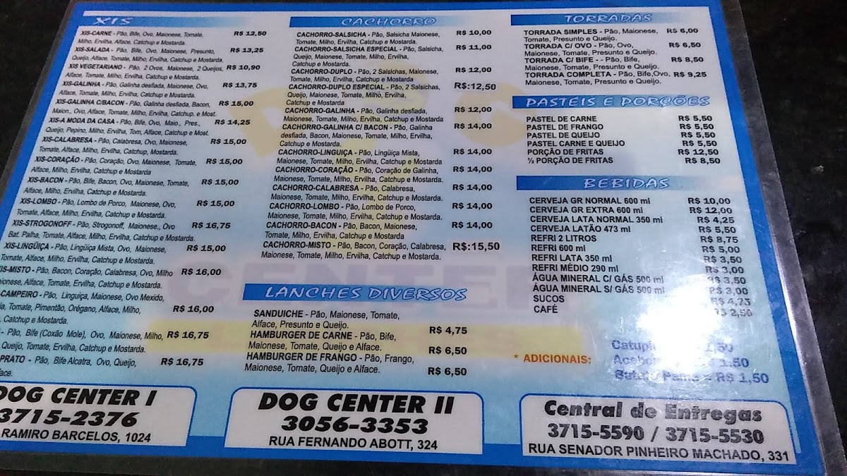 Menu Dog Center-Lancheria-1