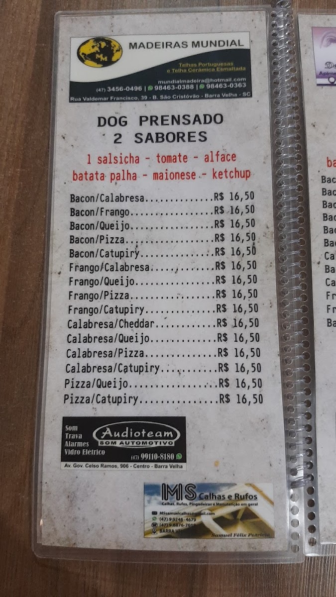 Menu Dog Night / Cachorro Quente Prensado-9