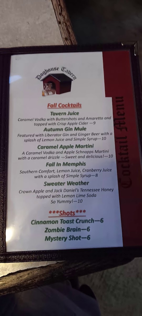 Menu Doghouse Tavern-3