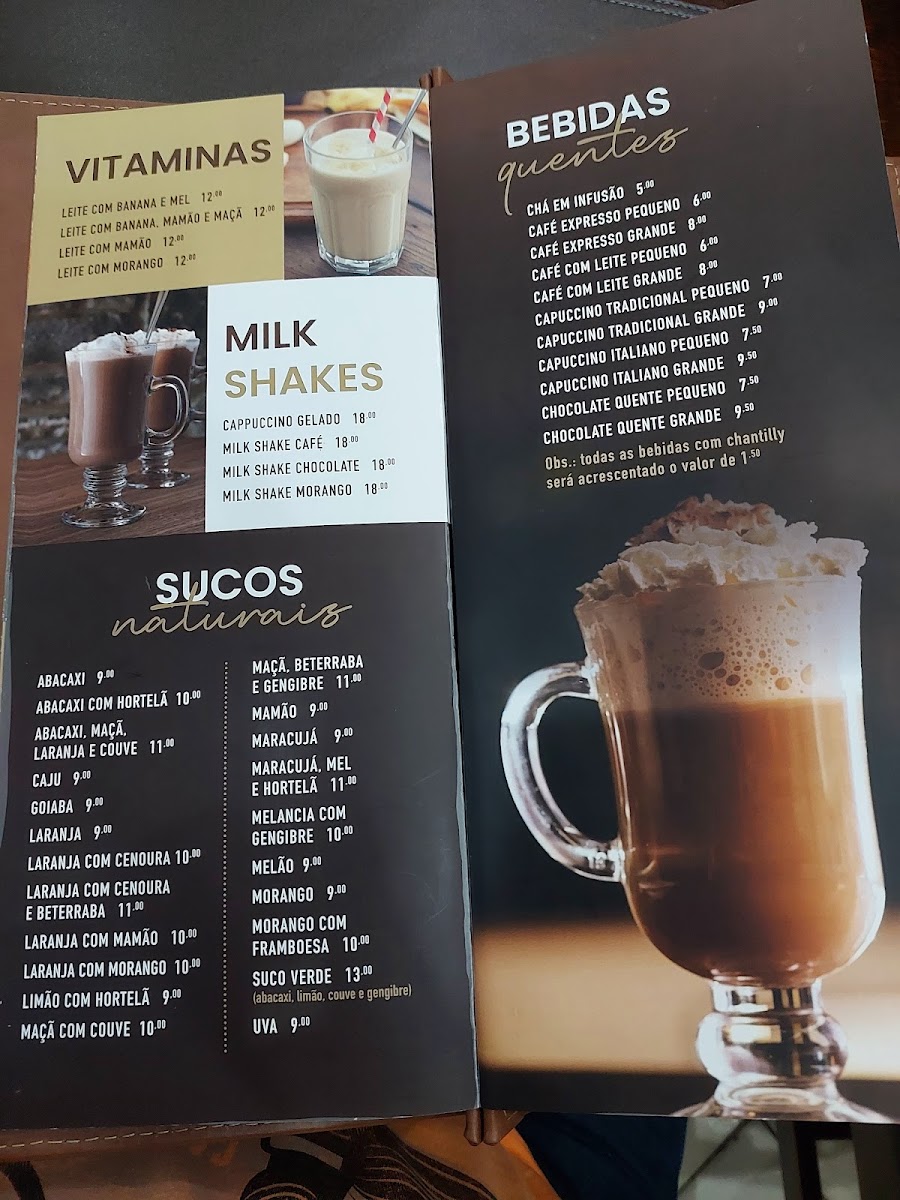 Menu Dolce Café, Corumbá-1