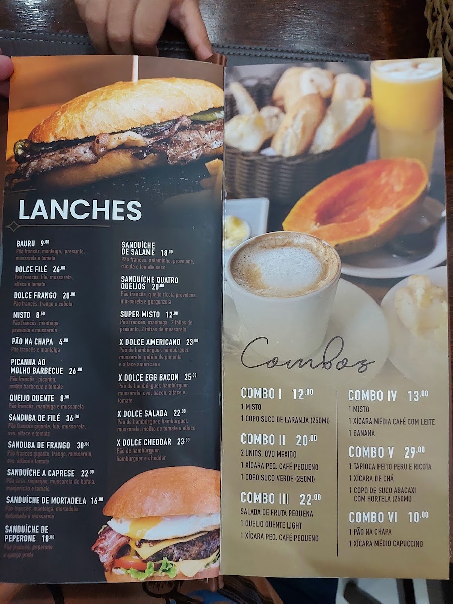Menu Dolce Café, Corumbá-4