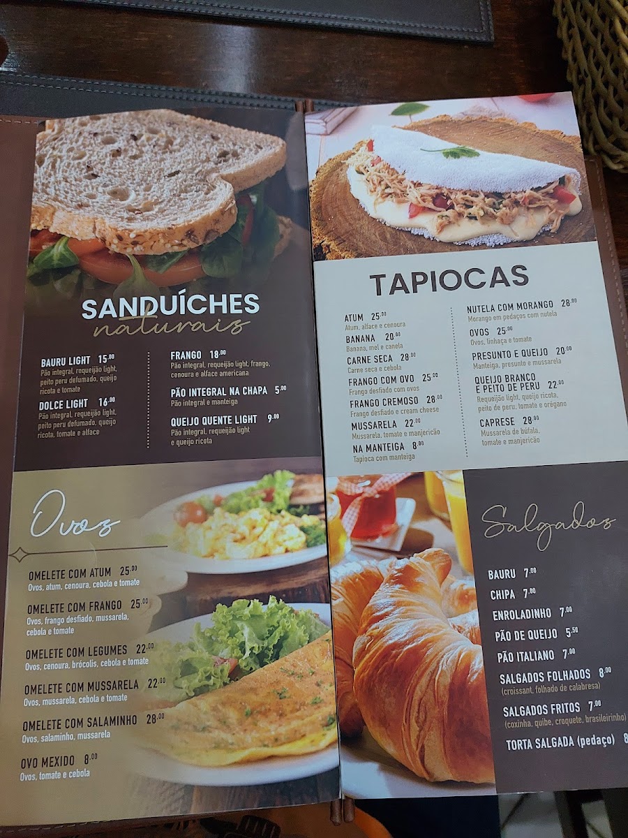 Menu Dolce Café, Corumbá-9