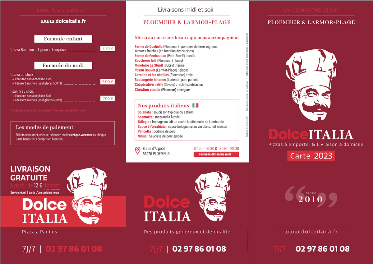 Menu Dolce Italia-1