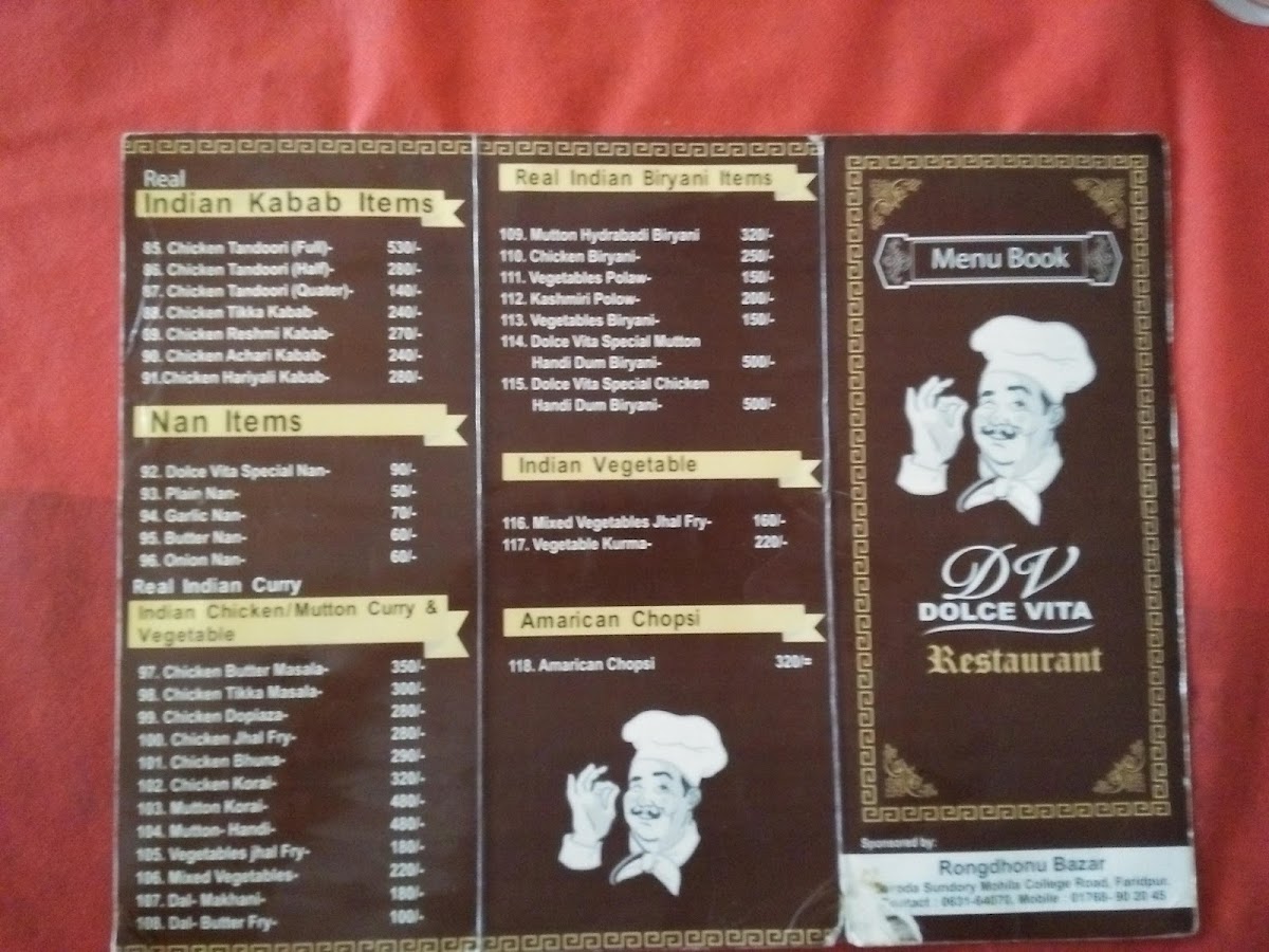 Menu Dolce Vita Restaurant-10